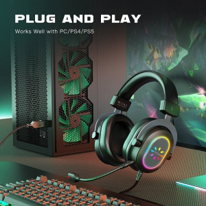 Купить Игровые наушники Fifine H6 Gaming Headsets, Graphite (H6G)-2.jpg